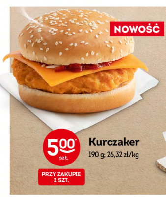 Kurczakburger promocja