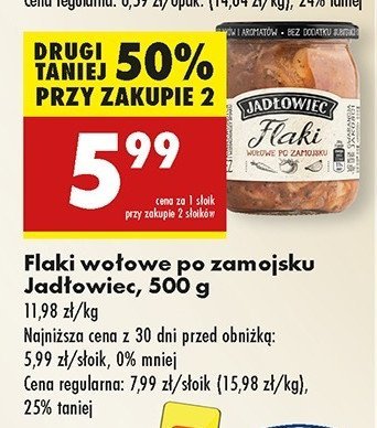 Flaki wo艂owe po zamojsku Jad艂owiec promocja