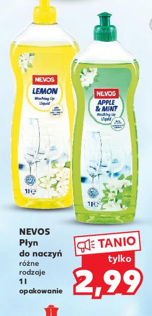 Płyn do mycia naczyń lemon K-classic nevos promocja