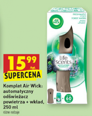 Urządzenie + wkład wędrówka leśną ścieżką Air wick freshmatic life scents promocja