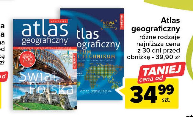 Atlas geograficzny liceum i technikum promocja