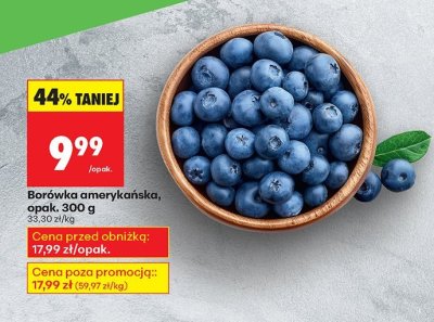 Borówka amerykańska, opak. 300 g promocja w Biedronka