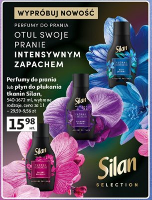 Perfumy do prania lub płyn do płukania tkanin Silan promocja w Auchan