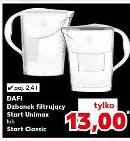 Dzbanek filtrujący start unimax 2.4 l Dafi promocja w Kaufland