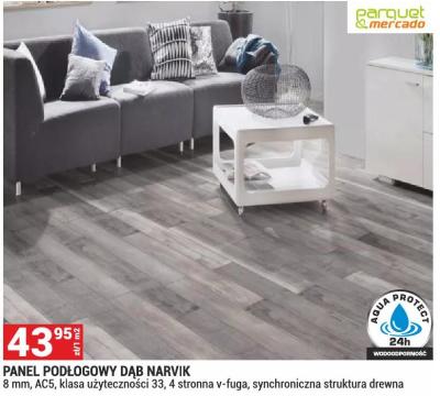 Panel podłogowy dąb narvik Kronostep promocja w Merkury Market
