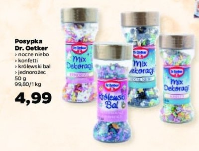 Mix dekoracji nocne niebo Dr. oetker promocja