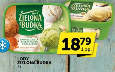 Lody Zielona Budka 1l promocja w Euro Sklep