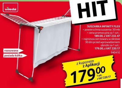 Suszarka Infinity Flex Vileda promocja w Selgros