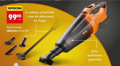 Odkurzacz akumulatorowy ręczny 20 V promocja w Biedronka