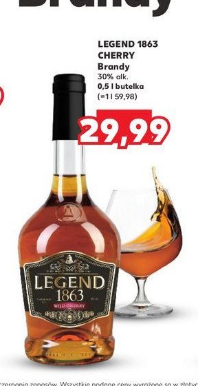 Brandy Legend 1863 promocja w Kaufland