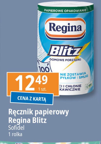 Ręcznik kuchenny Regina blitz promocja w Leclerc