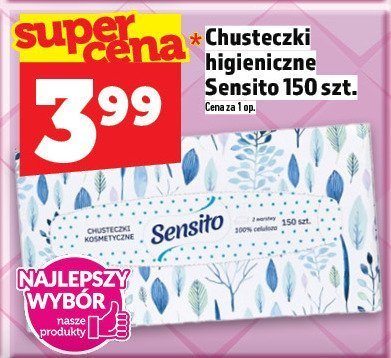 Chusteczki higieniczne promocja w TOPAZ