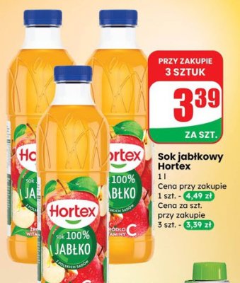 Sok jabłkowy Hortex promocja