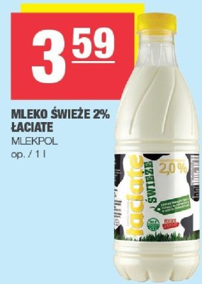 Mleko świeże 2% Auchan promocja w SPAR