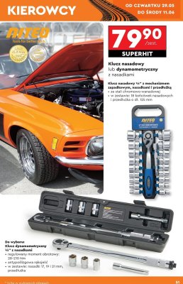 Klucz nasadowy Niteo tools promocja
