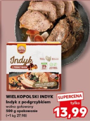 Indyk z podgrzybkiem wolno gotowany promocja w Kaufland
