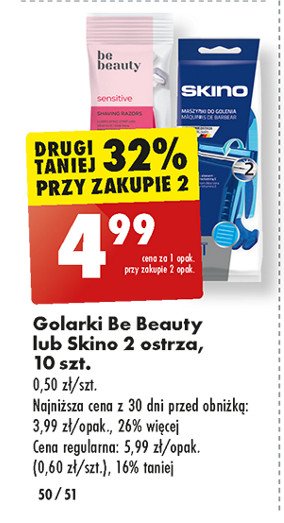 Maszynka do golenia sensitive Be beauty Be beauty care promocja