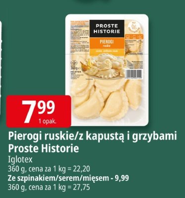 Pierogi ruskie/z kapustą i grzybami  promocja w Leclerc