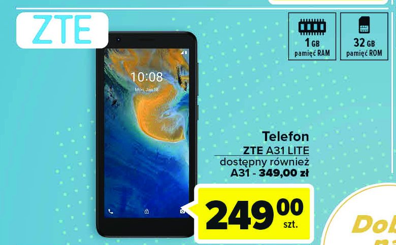 Smartfon blade a31 lite 1/32 ZTE promocja