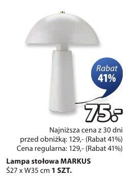 Lampa stołowa MARKUS promocja w Jysk