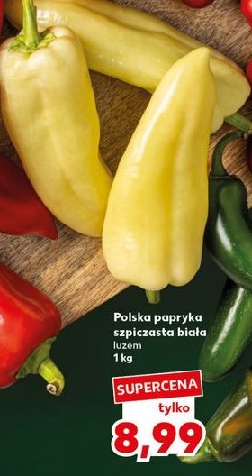 Papryka szpiczasta biała promocja