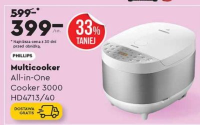 Multicooker All-in-One Cooker 3000 HD4713/40 promocja w Biedronka