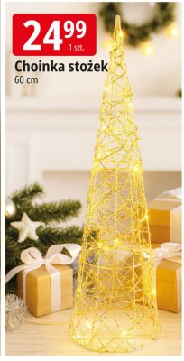 Choinka stożek promocja w Leclerc