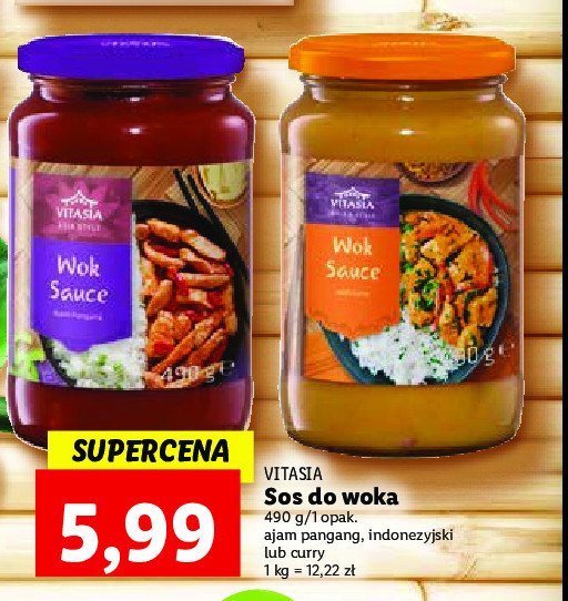 Sos curry Vitasia promocja