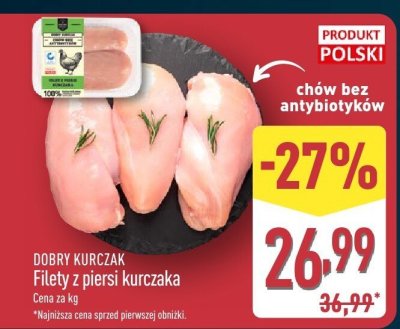 Filety z piersi kurczaka promocja w Aldi