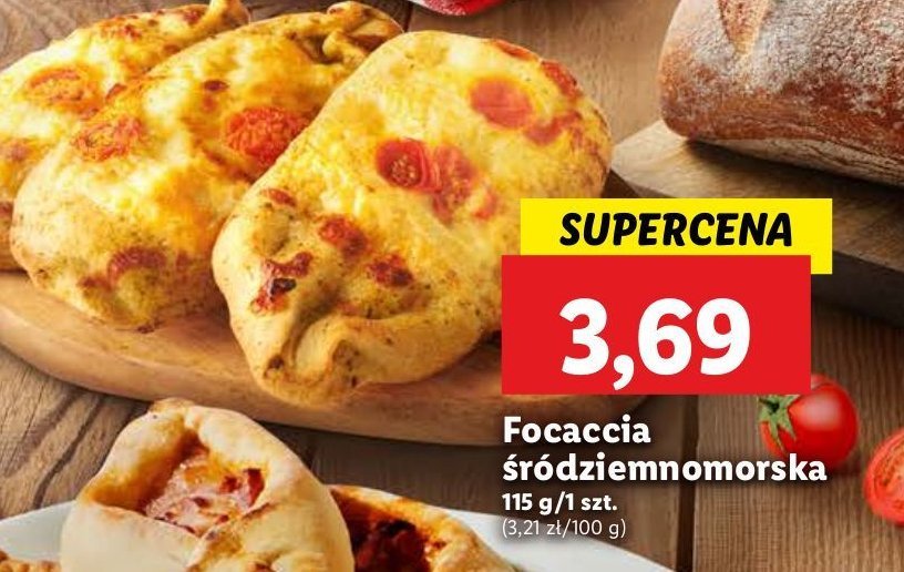 Focaccia śródziemnomorska promocja