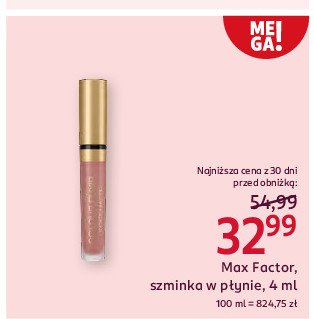 Szminka w płynie 005 MAX FACTOR COLOUR ELIXIR SOFT MATTE promocja w Rossmann