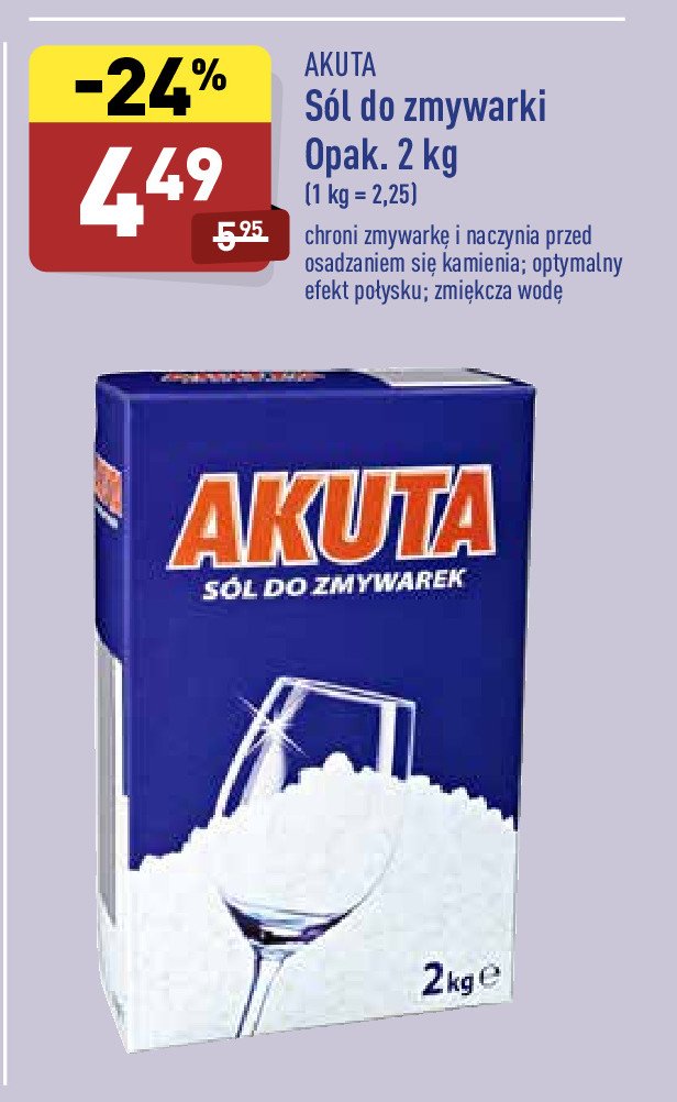 Sól do zmywarek Akuta promocja