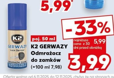 Odmrażacz do zamków -50°C promocja w Kaufland