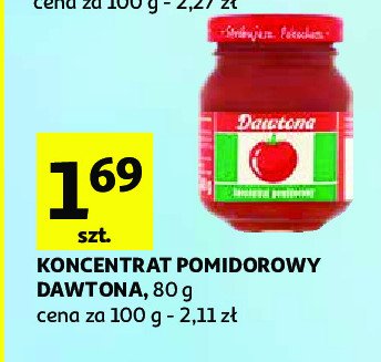 Koncentrat pomidorowy 30% Dawtona promocje