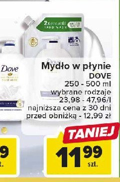 Mydło w płynie - zapas Dove deeply nourishing promocja