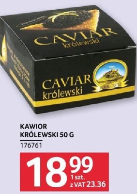 Kawior królewski 50 g promocja w Selgros