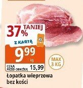 Łopatka wieprzowa bez kości promocja w Leclerc