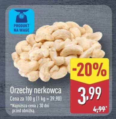 Orzechy nerkowca Bakalike promocja w Aldi