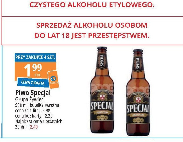 Piwo Specjal promocja