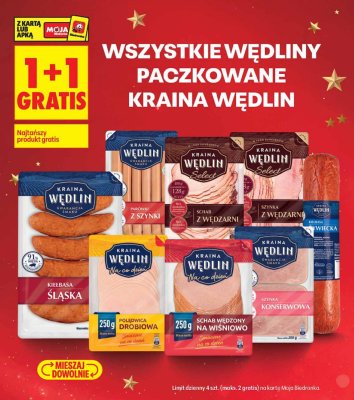 Wędliny paczkowane Kraina Wędlin promocja w Biedronka