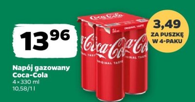 Napój gazowany Coca-Cola promocja w Netto