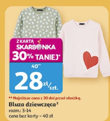 Bluza dziewcz臋ca 68-98 promocja w Auchan
