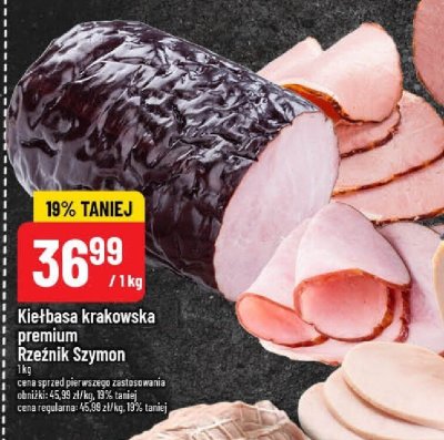 Kiełbasa krakowska premium Rzeźnik Szymon promocja w POLOmarket