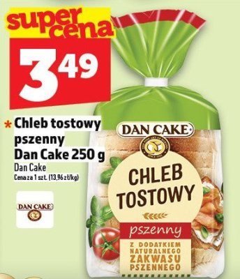 Chleb tostowy pszenny Dan Cake 250 g promocja w TOPAZ