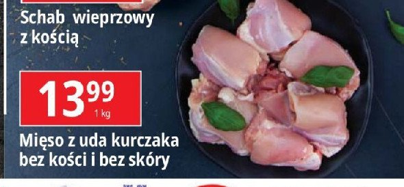 Mięso z uda kurczaka bez kości promocja