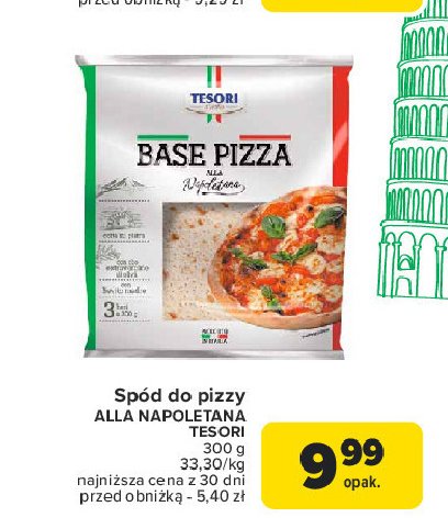 Baza do pizzy Tesori d'italia promocja