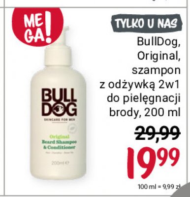 Szampon do brody z odżywką 2w1 Bulldog skincare for men original promocja