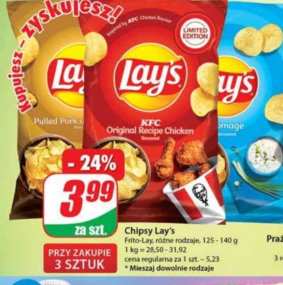 Chipsy szarpana wieprzowina z musztardą Lay's Frito lay lay's promocja