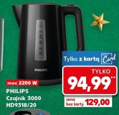 Czajnik 3000 HD9318/20 promocja w Kaufland