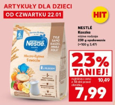 Kaszka różne rodzaje promocja w Kaufland